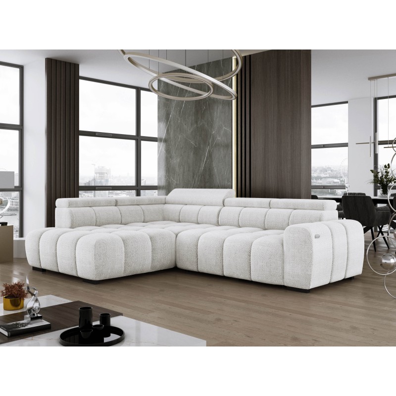 BULL L Left-Handed Corner Sofa with Electric Adjustment EDEN 01 VERSAILLES BULL L Left-Handed Corner Sofa with Electric Adjustment EDEN 01 VERSAILLES