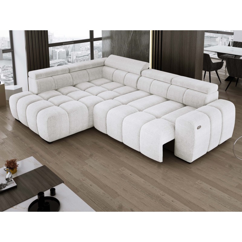 BULL L Left-Handed Corner Sofa with Electric Adjustment EDEN 01 VERSAILLES BULL L Left-Handed Corner Sofa with Electric Adjustment EDEN 01 VERSAILLES