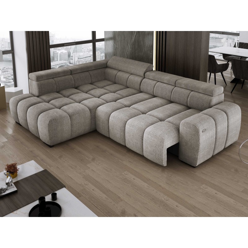 BULL L Left-Handed Corner Sofa with Electric Adjustment EDEN 07 VERSAILLES BULL L Left-Handed Corner Sofa with Electric Adjustment EDEN 07 VERSAILLES
