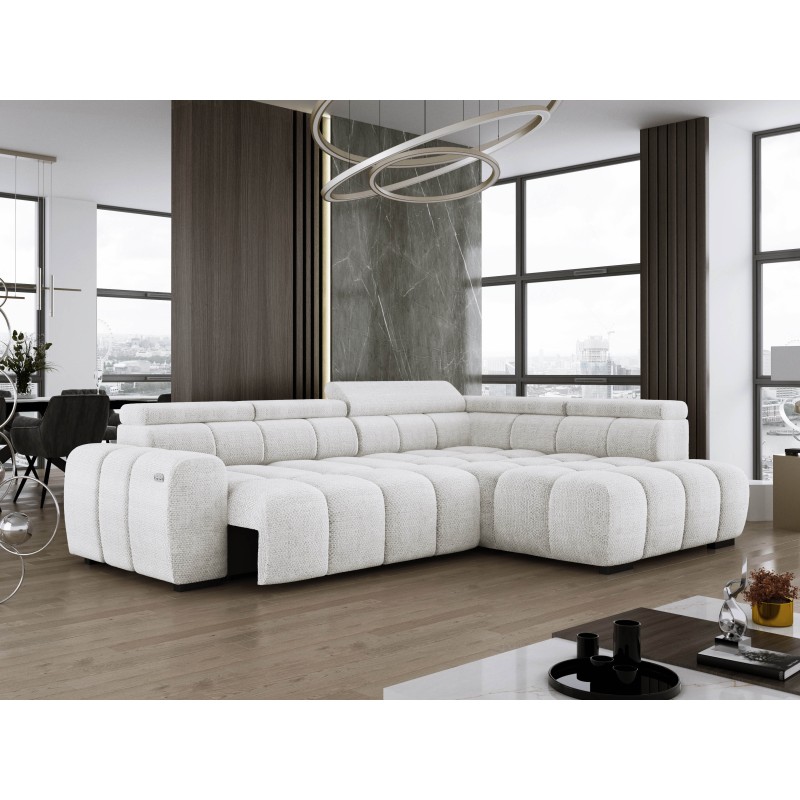 BULL L Right-Handed Corner Sofa with Electric Adjustment EDEN 01 VERSAILLES BULL L Right-Handed Corner Sofa with Electric Adjustment EDEN 01 VERSAILLES