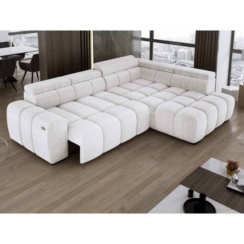 BULL L Right-Handed Corner Sofa with Electric Adjustment EDEN 01 VERSAILLES BULL L Right-Handed Corner Sofa with Electric Adjustment EDEN 01 VERSAILLES