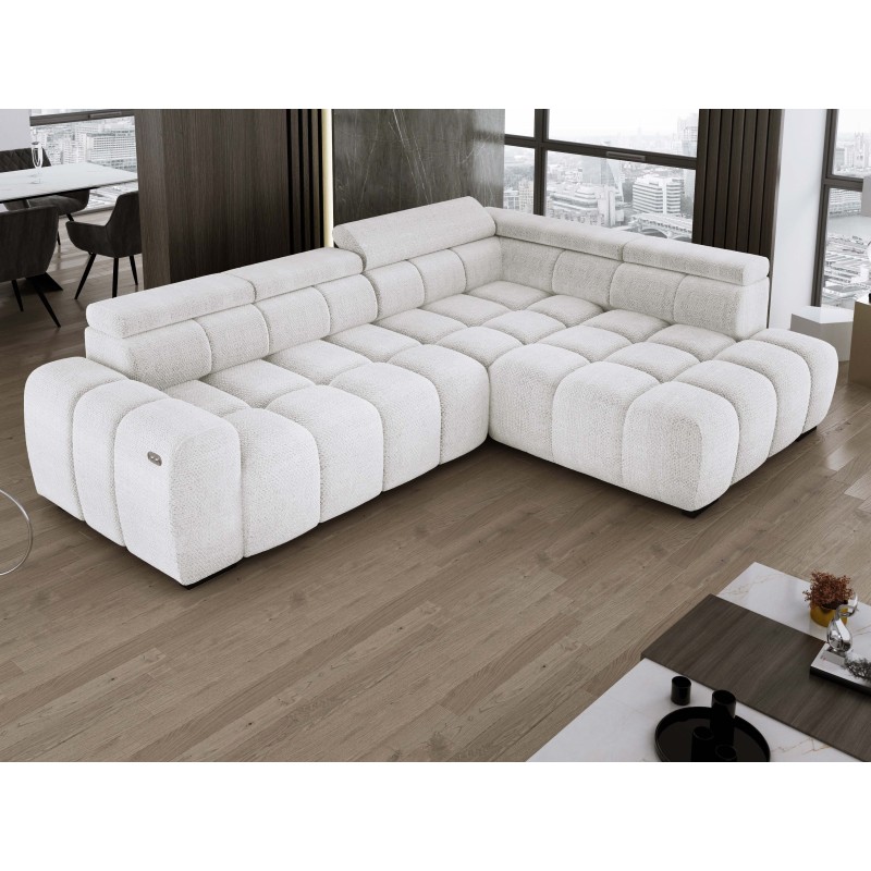 BULL L Right-Handed Corner Sofa with Electric Adjustment EDEN 01 VERSAILLES BULL L Right-Handed Corner Sofa with Electric Adjustment EDEN 01 VERSAILLES