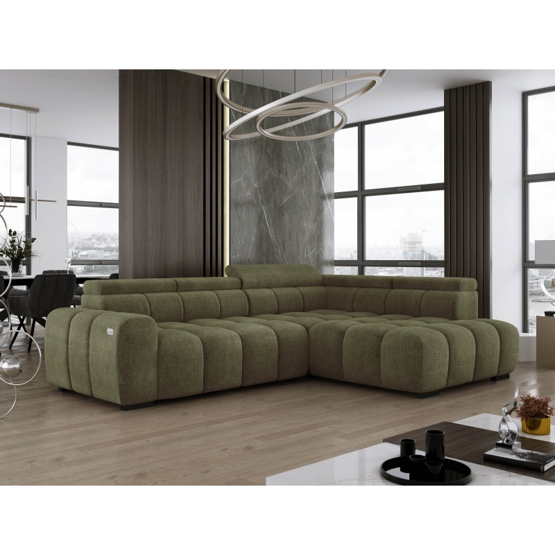 BULL L Right-Hand Corner Sofa with Electric Adjustment EDEN 12 VERSAILLES BULL L Right-Hand Corner Sofa with Electric Adjustment EDEN 12 VERSAILLES