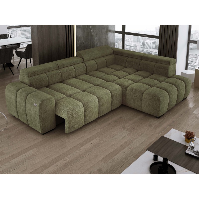 BULL L Right-Hand Corner Sofa with Electric Adjustment EDEN 12 VERSAILLES BULL L Right-Hand Corner Sofa with Electric Adjustment EDEN 12 VERSAILLES