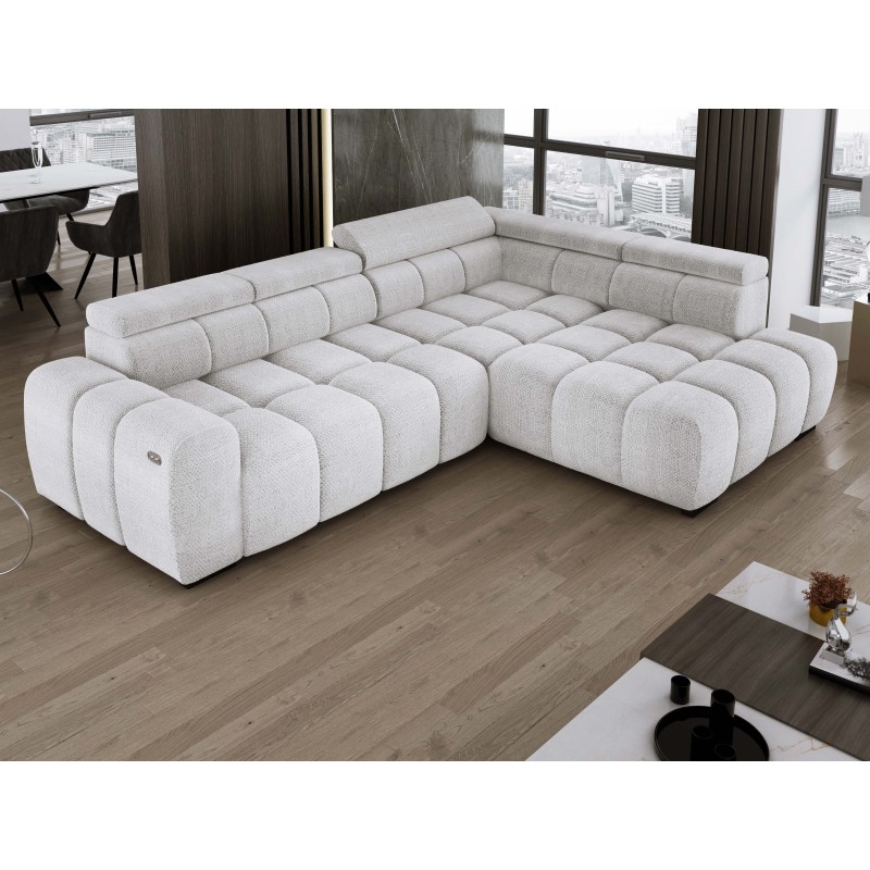 BULL L Right-Hand Corner Sofa with Electric Adjustment EDEN 17 VERSAILLES BULL L Right-Hand Corner Sofa with Electric Adjustment EDEN 17 VERSAILLES