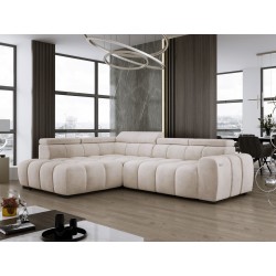 BULL L Left-Handed Corner Sofa with Electric Adjustment in SALVADOR 01 VERSAILLES BULL L Left-Handed Corner Sofa with Electric Adjustment in SALVADOR 01 VERSAILLES