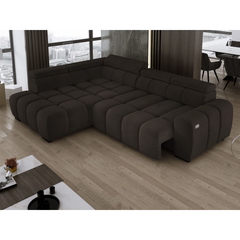 "BULL L Left-Handed Corner Sofa with Electric Adjustment in SALVADOR 04 VERSAILLES Style" "BULL L Left-Handed Corner Sofa with Electric Adjustment in SALVADOR 04 VERSAILLES Style"