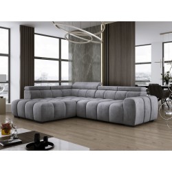 BULL L Left-Handed Corner Sofa with Electric Adjustment in SALVADOR 14 Versailles Style BULL L Left-Handed Corner Sofa with Electric Adjustment in SALVADOR 14 Versailles Style