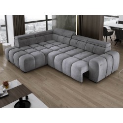BULL L Left-Handed Corner Sofa with Electric Adjustment in SALVADOR 14 Versailles Style BULL L Left-Handed Corner Sofa with Electric Adjustment in SALVADOR 14 Versailles Style