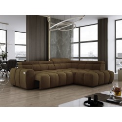 BULL L Right-Hand Corner Sofa with Electric Adjustment SALVADOR 10 VERSAILLES BULL L Right-Hand Corner Sofa with Electric Adjustment SALVADOR 10 VERSAILLES