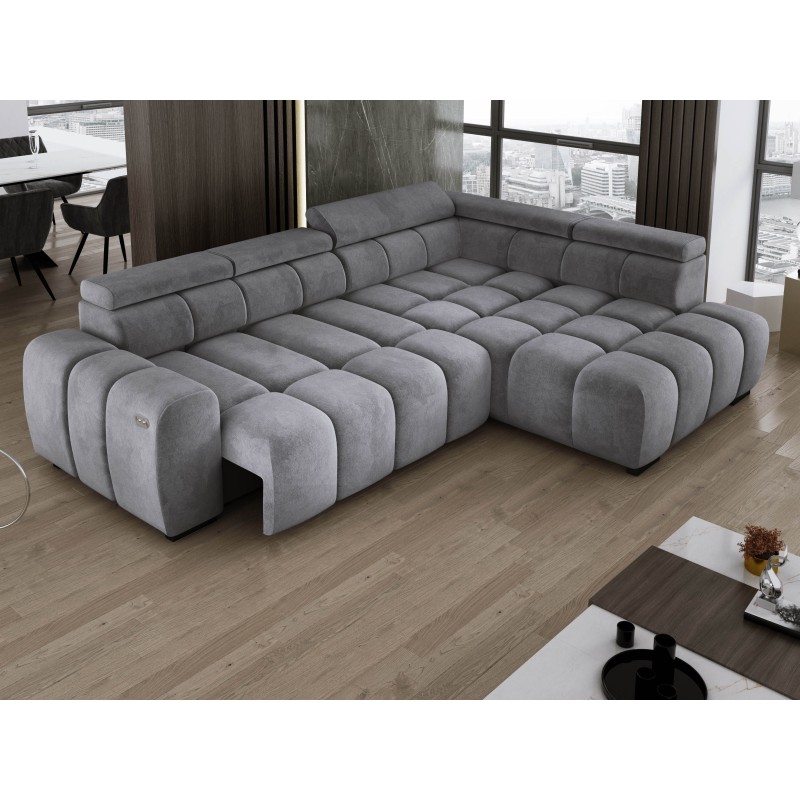 BULL L Right-Hand Corner Sofa with Electric Adjustment SALVADOR 14 VERSAILLES BULL L Right-Hand Corner Sofa with Electric Adjustment SALVADOR 14 VERSAILLES