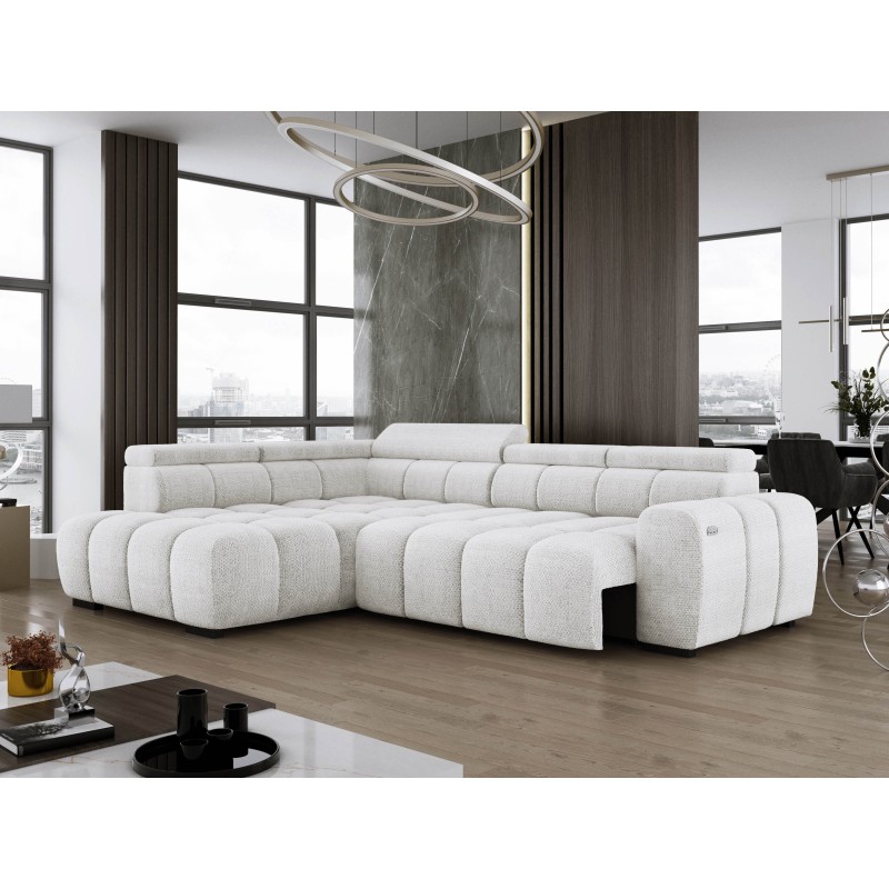 BULL L Left-Handed Corner Sofa with Electric Adjustment EDEN 01 VERSAILLES BULL L Left-Handed Corner Sofa with Electric Adjustment EDEN 01 VERSAILLES