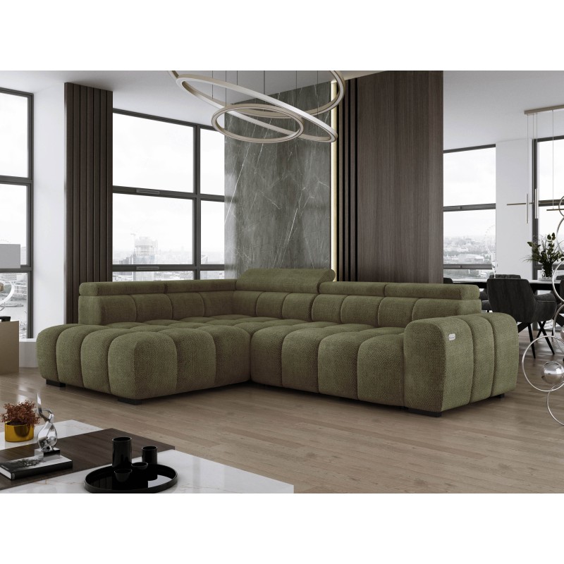 BULL L Left-Handed Corner Sofa with Electric Adjustment EDEN 12 VERSAILLES BULL L Left-Handed Corner Sofa with Electric Adjustment EDEN 12 VERSAILLES