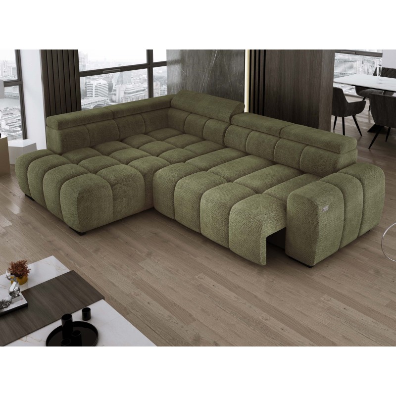BULL L Left-Handed Corner Sofa with Electric Adjustment EDEN 12 VERSAILLES BULL L Left-Handed Corner Sofa with Electric Adjustment EDEN 12 VERSAILLES