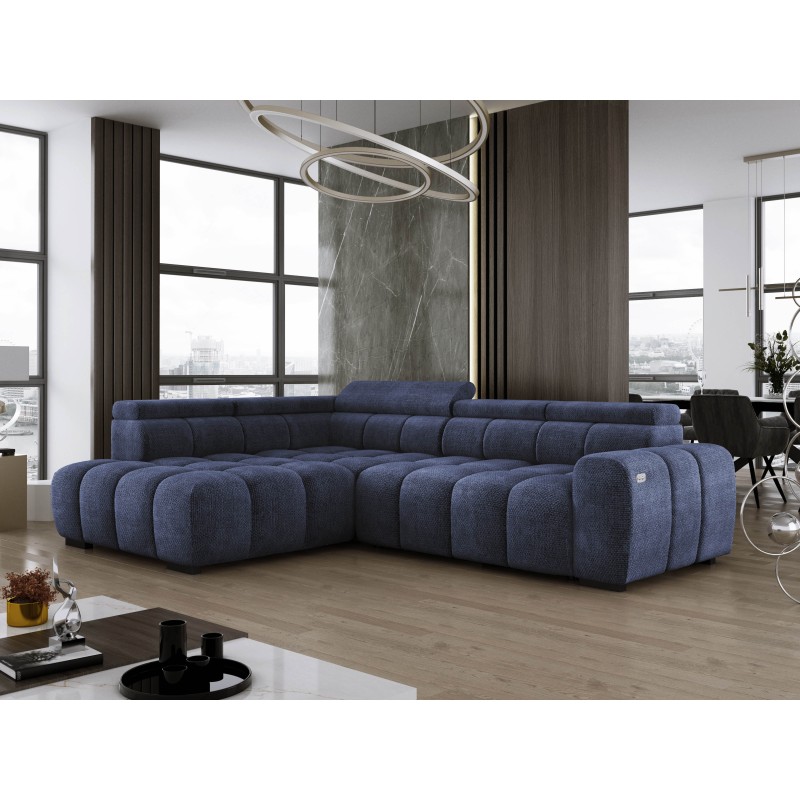 BULL L Left-Handed Corner Sofa with Electric Adjustment EDEN 16 VERSAILLES BULL L Left-Handed Corner Sofa with Electric Adjustment EDEN 16 VERSAILLES