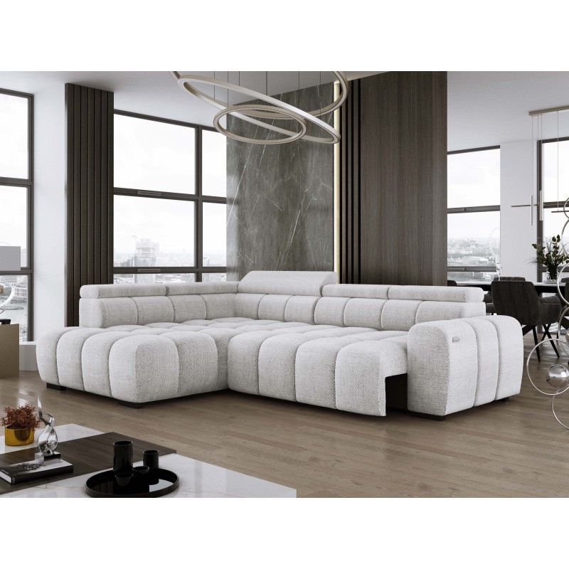 BULL L Left-Handed Corner Sofa with Electric Adjustment EDEN 17 VERSAILLES BULL L Left-Handed Corner Sofa with Electric Adjustment EDEN 17 VERSAILLES