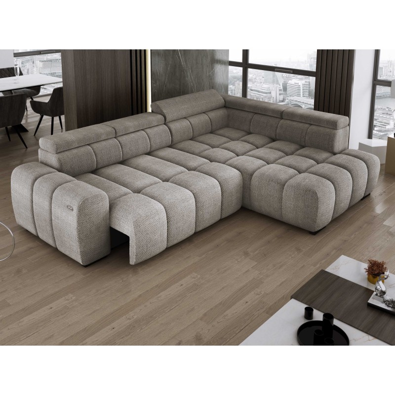 BULL L Right-Handed Corner Sofa with Electric Adjustment EDEN 07 VERSAILLES BULL L Right-Handed Corner Sofa with Electric Adjustment EDEN 07 VERSAILLES