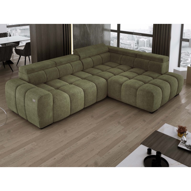 BULL L Right-Hand Corner Sofa with Electric Adjustment EDEN 12 VERSAILLES