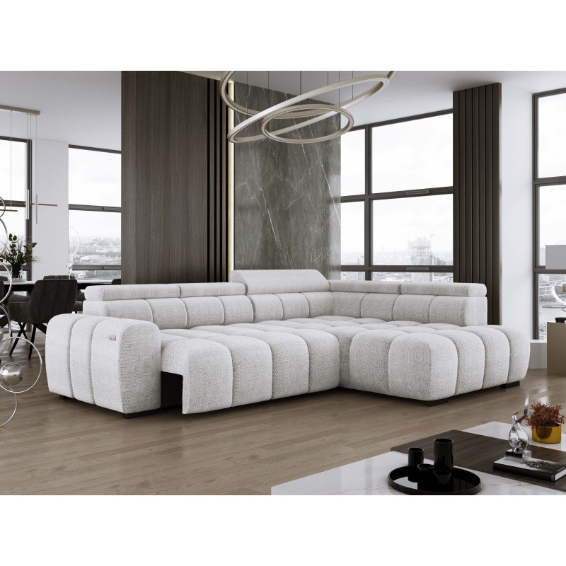 BULL L Right-Handed Corner Sofa with Electric Adjustment EDEN 17 VERSAILLES BULL L Right-Handed Corner Sofa with Electric Adjustment EDEN 17 VERSAILLES