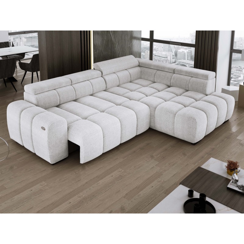 BULL L Right-Handed Corner Sofa with Electric Adjustment EDEN 17 VERSAILLES BULL L Right-Handed Corner Sofa with Electric Adjustment EDEN 17 VERSAILLES