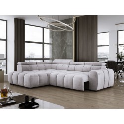 BULL L Left-Handed Corner Sofa with Electric Adjustment in SALVADOR 13 VERSAILLES BULL L Left-Handed Corner Sofa with Electric Adjustment in SALVADOR 13 VERSAILLES