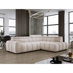 BULL L Right-Hand Corner Sofa with Electric Adjustment in SALVADOR 01 VERSAILLES Style BULL L Right-Hand Corner Sofa with Electric Adjustment in SALVADOR 01 VERSAILLES Style