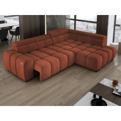 BULL L Right-Hand Corner Sofa with Electric Adjustment SALVADOR 07 VERSAILLES BULL L Right-Hand Corner Sofa with Electric Adjustment SALVADOR 07 VERSAILLES