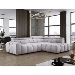BULL L Right-Hand Corner Sofa with Electric Adjustment in SALVADOR 13 VERSAILLES Style BULL L Right-Hand Corner Sofa with Electric Adjustment in SALVADOR 13 VERSAILLES Style