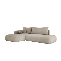 BABU Free-Standing L-Shaped Left Corner Sofa in CLOUD 03 Fabric