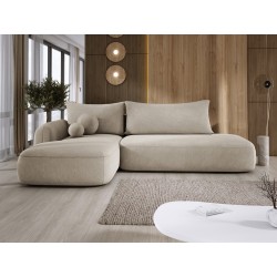 BABU Free-Standing L-Shaped Left Corner Sofa in CLOUD 03 Fabric BABU Free-Standing L-Shaped Left Corner Sofa in CLOUD 03 Fabric