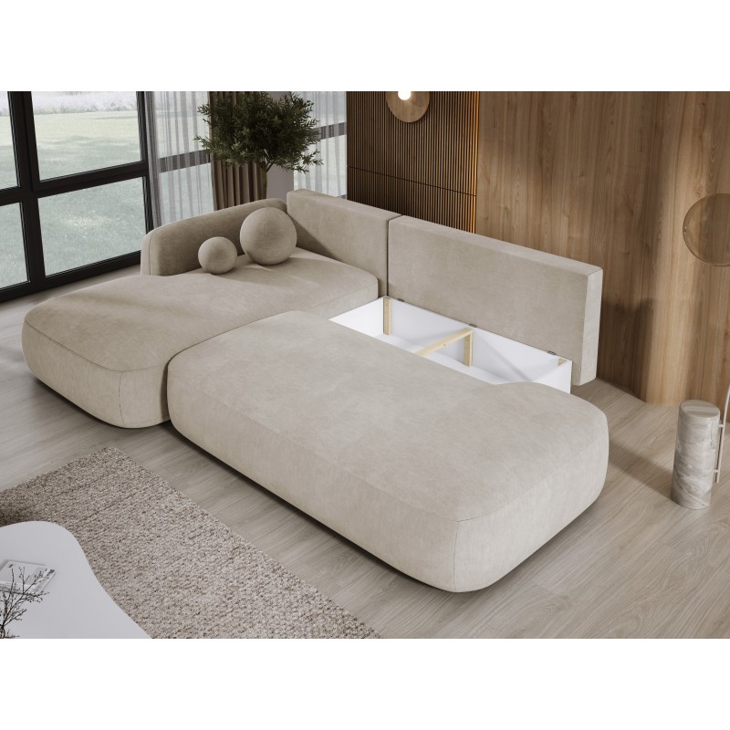 BABU Free-Standing L-Shaped Left Corner Sofa in CLOUD 03 Fabric BABU Free-Standing L-Shaped Left Corner Sofa in CLOUD 03 Fabric