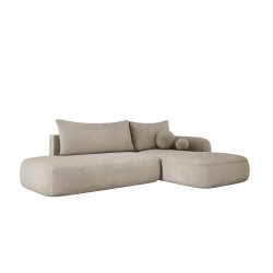 BABU Free-Standing Right-Hand L-Shape Corner Sofa in CLOUD 03 Fabric