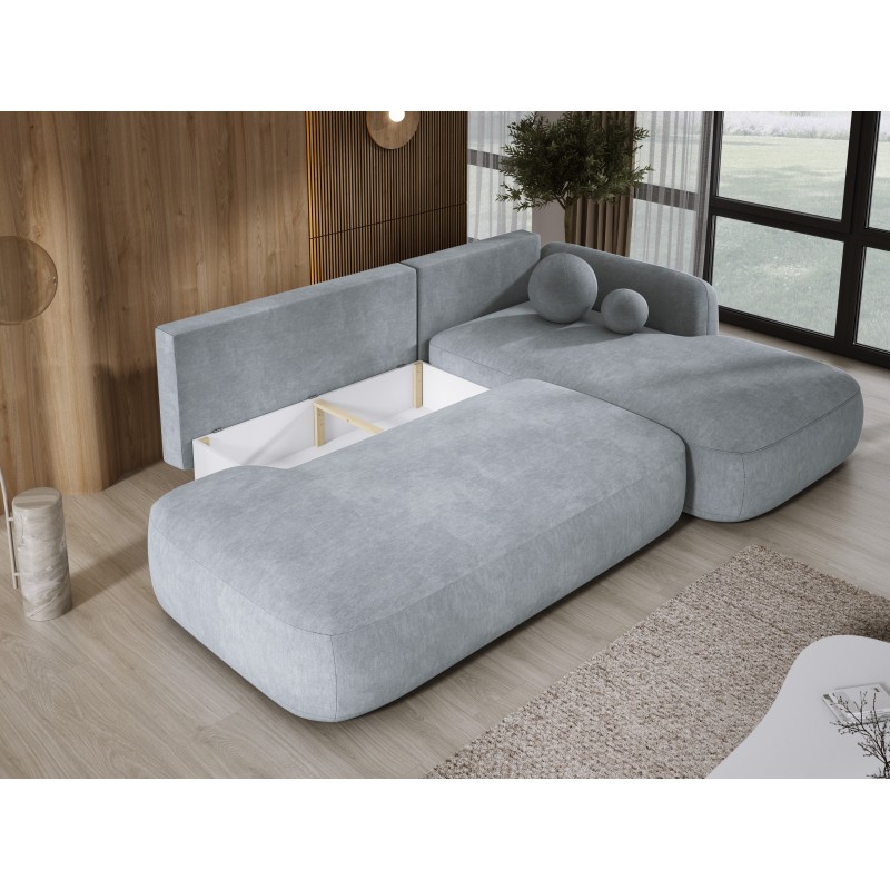 BABU Free-Standing Right L-Shape Corner Sofa in CLOUD 81 Fabric BABU Free-Standing Right L-Shape Corner Sofa in CLOUD 81 Fabric