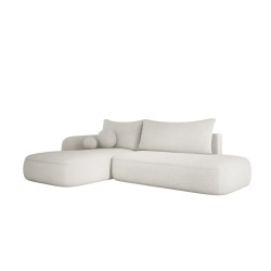 BABU Free-Standing Left L-Shaped Corner Sofa in NOWORNEVER 01 Fabric