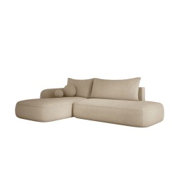Free-Standing BABU Corner Sofa L-Shape Left Hand Fabric NOWORNEVER 06