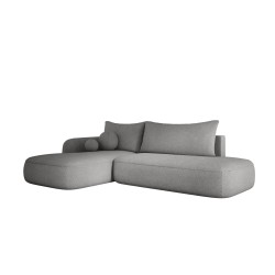 BABU Free-Standing Left-Handed L-Shaped Corner Sofa in NOWORNEVER 92 Fabric