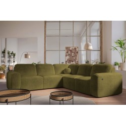 Die Monaco III Ecksofa mit Schlaffunktion – Luxus und Funktionalität in einem Möbelstück.