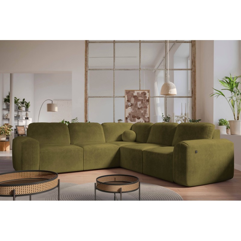 Monaco III corner sofa with sleeping function – luxury and functionality in one piece of furniture