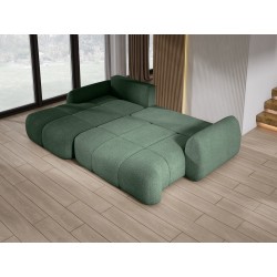 COCO Left-Hand Corner Sofa with Sleeping Function, Cushions, and Storage in Dark Green - NowOrNever 37 by Stork Furniture COCO Left-Hand Corner Sofa with Sleeping Function, Cushions, and Storage in Dark Green - NowOrNever 37 by Stork Furniture