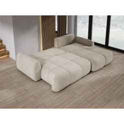 COCO Right-Handed Corner Sofa with Sleep Function, Cushions, and Cloud 03 Beige Storage Compartment by Stork Furniture COCO Right-Handed Corner Sofa with Sleep Function, Cushions, and Cloud 03 Beige Storage Compartment by Stork Furniture