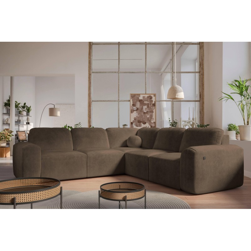 Monaco III corner sofa with sleeping function – luxury and functionality in one piece of furniture