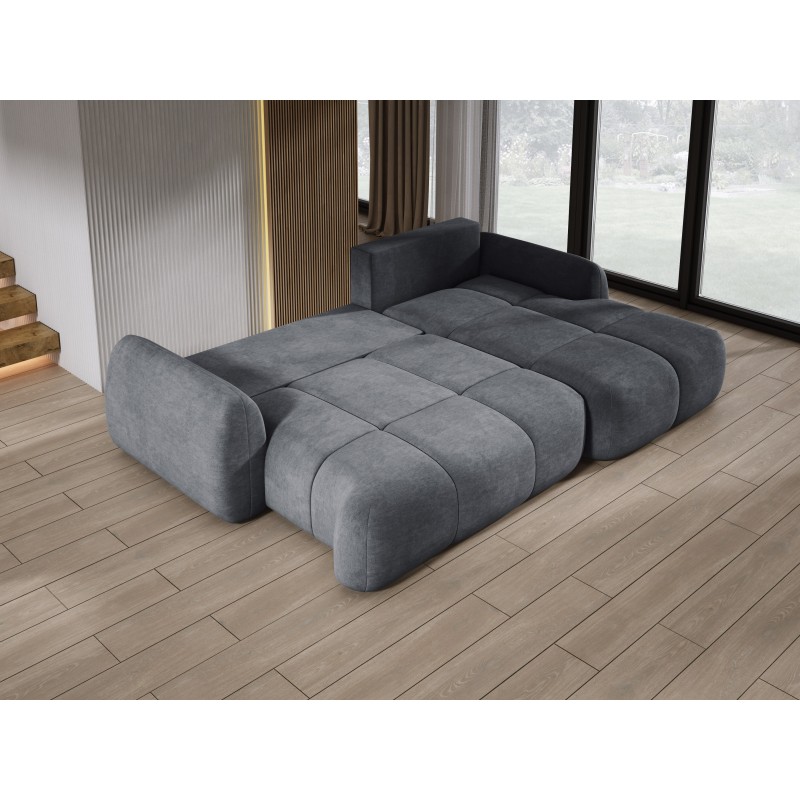 COCO Right-Handed Corner Sofa with Sleep Function, Cushions and Cloud 91 Dark Grey Storage from Stork Furniture COCO Right-Handed Corner Sofa with Sleep Function, Cushions and Cloud 91 Dark Grey Storage from Stork Furniture