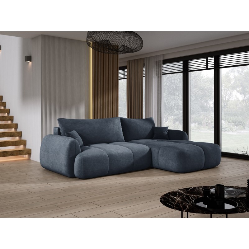COCO Right-Hand Corner Sofa with Sleep Function, Cushions, and Cloud 97 Graphite Storage by Stork Furniture COCO Right-Hand Corner Sofa with Sleep Function, Cushions, and Cloud 97 Graphite Storage by Stork Furniture