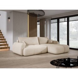 COCO Right-Hand Corner Sofa with Sleeping Function, Cushions, and Storage in Cream - NowOrNever 06 by Stork Furniture COCO Right-Hand Corner Sofa with Sleeping Function, Cushions, and Storage in Cream - NowOrNever 06 by Stork Furniture