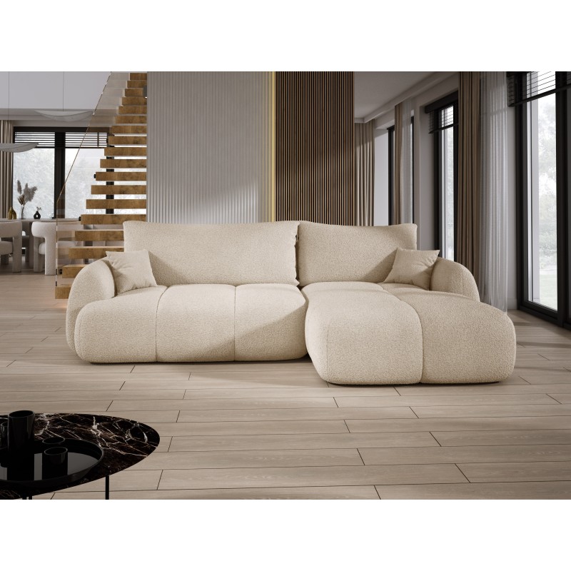 COCO Right-Hand Corner Sofa with Sleeping Function, Cushions, and Storage in Cream - NowOrNever 06 by Stork Furniture COCO Right-Hand Corner Sofa with Sleeping Function, Cushions, and Storage in Cream - NowOrNever 06 by Stork Furniture