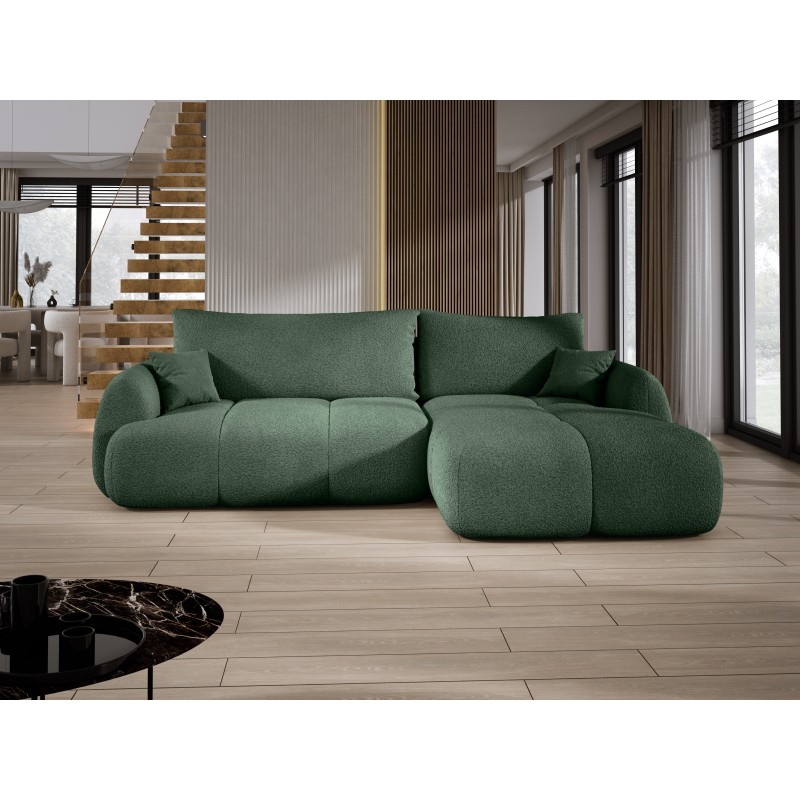 COCO Right-Hand Corner Sofa with Sleep Function, Cushions, and Storage in Dark Green - NowOrNever 37 by Stork Furniture COCO Right-Hand Corner Sofa with Sleep Function, Cushions, and Storage in Dark Green - NowOrNever 37 by Stork Furniture