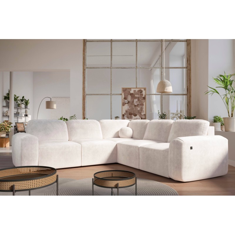 Monaco III corner sofa with sleeping function – luxury and functionality in one piece of furniture