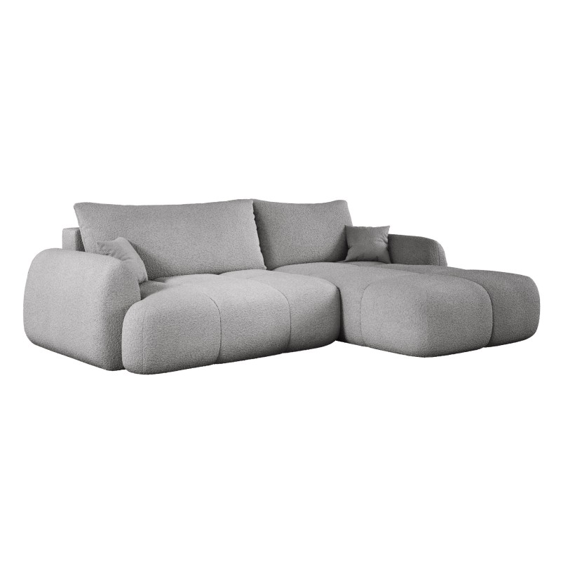 COCO Right-Handed Corner Sofa with Sleeping Function, Cushions, and Storage in Ash Grey by Stork Furniture - NowOrNever 83