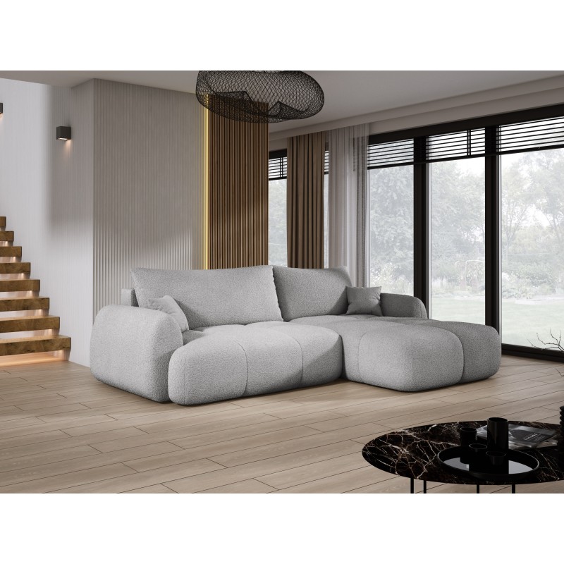 COCO Right-Handed Corner Sofa with Sleeping Function, Cushions, and Storage in Ash Grey by Stork Furniture - NowOrNever 83 COCO Right-Handed Corner Sofa with Sleeping Function, Cushions, and Storage in Ash Grey by Stork Furniture - NowOrNever 83