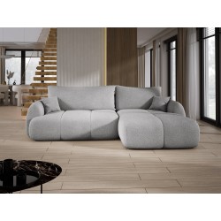 COCO Right-Handed Corner Sofa with Sleeping Function, Cushions, and Storage in Ash Grey by Stork Furniture - NowOrNever 83 COCO Right-Handed Corner Sofa with Sleeping Function, Cushions, and Storage in Ash Grey by Stork Furniture - NowOrNever 83